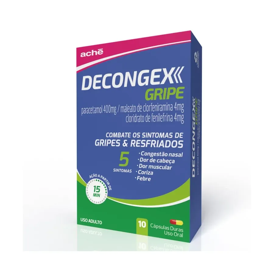 DECONGEX GRIPE C/10CAPSULAS