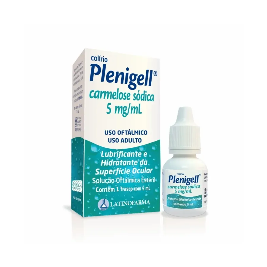 Colírio Plenigell Latinofarma 5ml