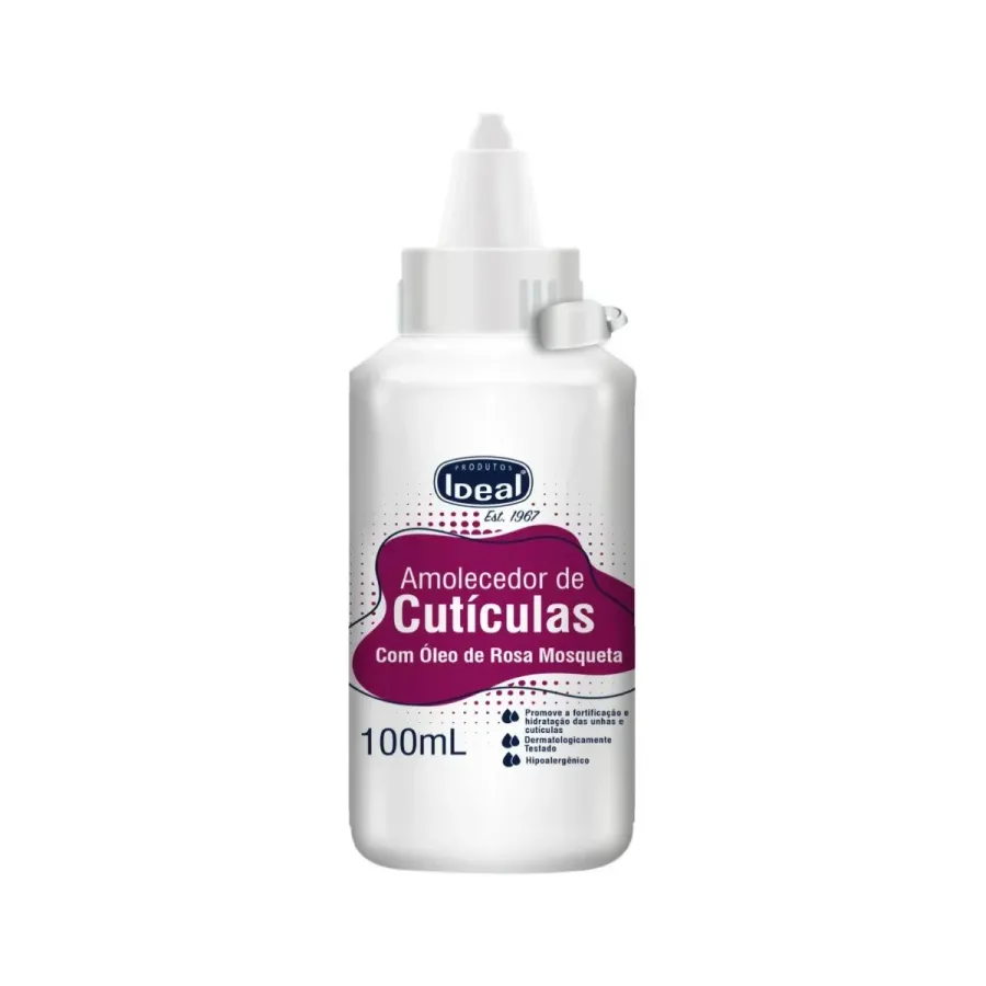 Amolecedor de Cutículas Ideal Óleo de Rosa Mosqueta 100ml