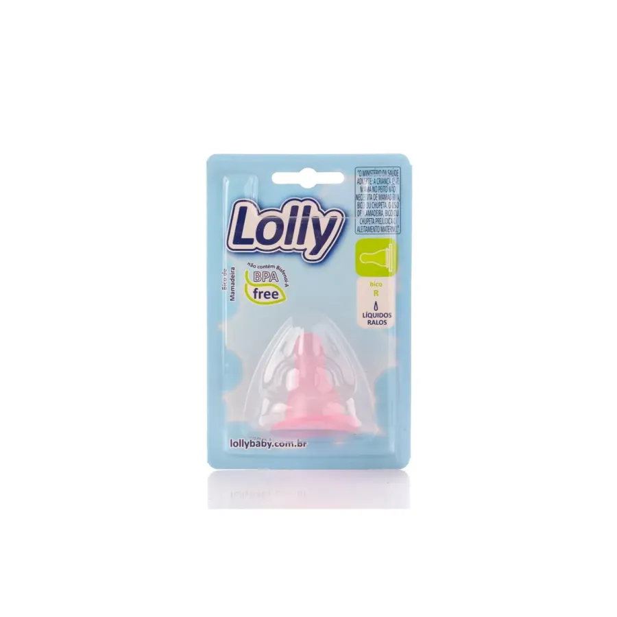 Bico Mamadeira Silic Redondo Un Rosa