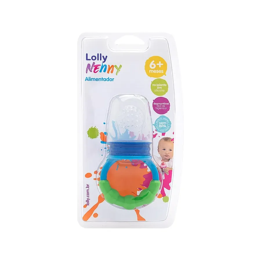 ALIMENTADOR LOLLY SILICONE AZUL
