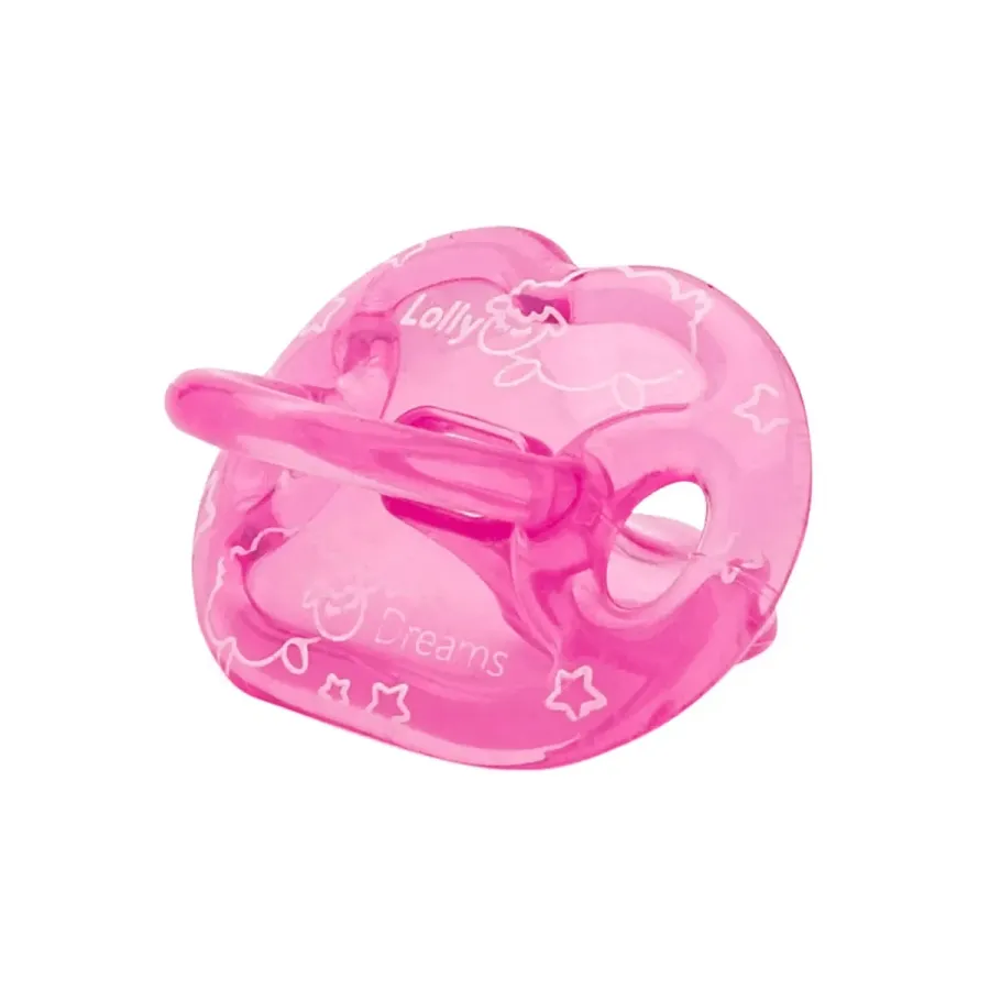 Chupeta Lolly 100% Silicone Dreams Ot2 Rosa