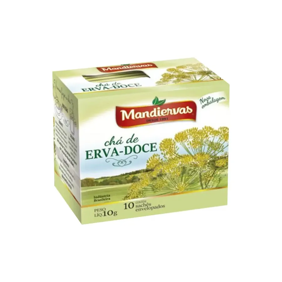 Cha Mandiervas Erva Doce 10saches