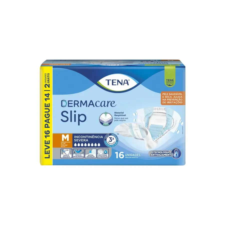 Fralda Ger Tena Slip Dermacare M Lv16pg14