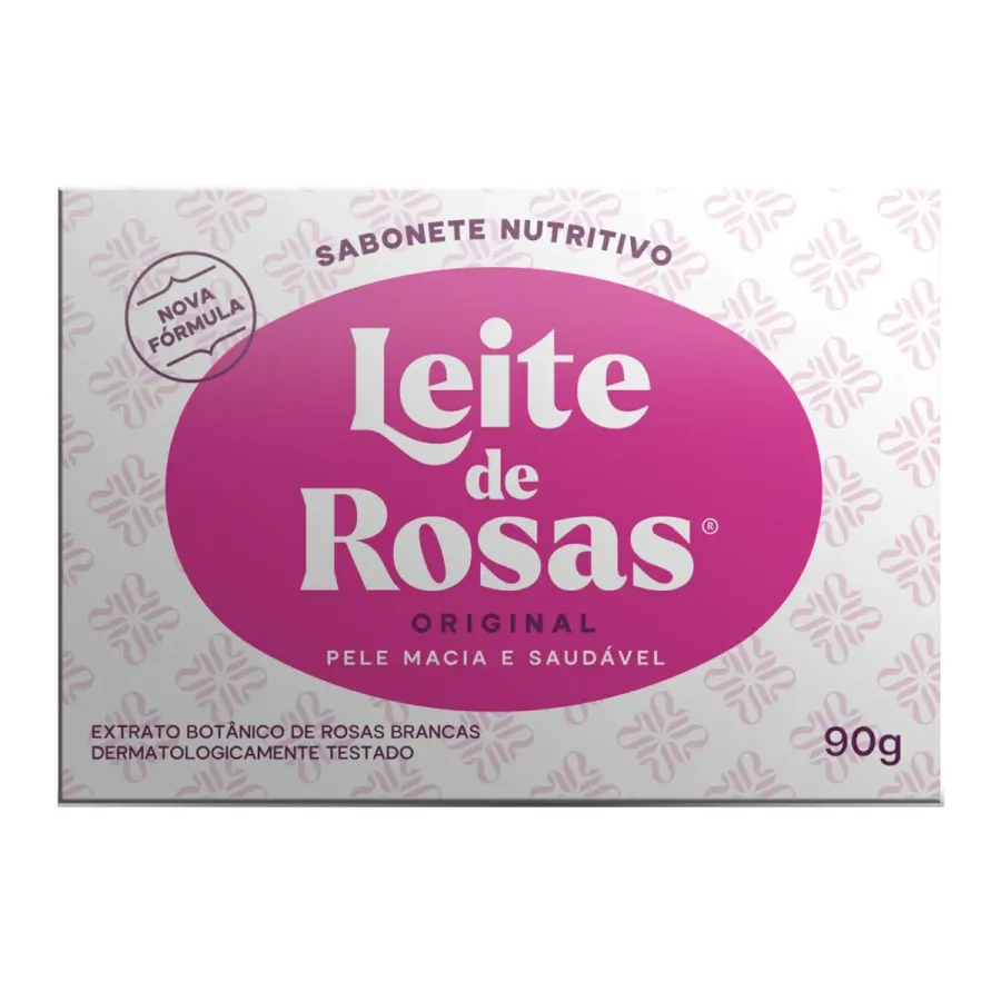Sabonete Leite de Rosas 90g