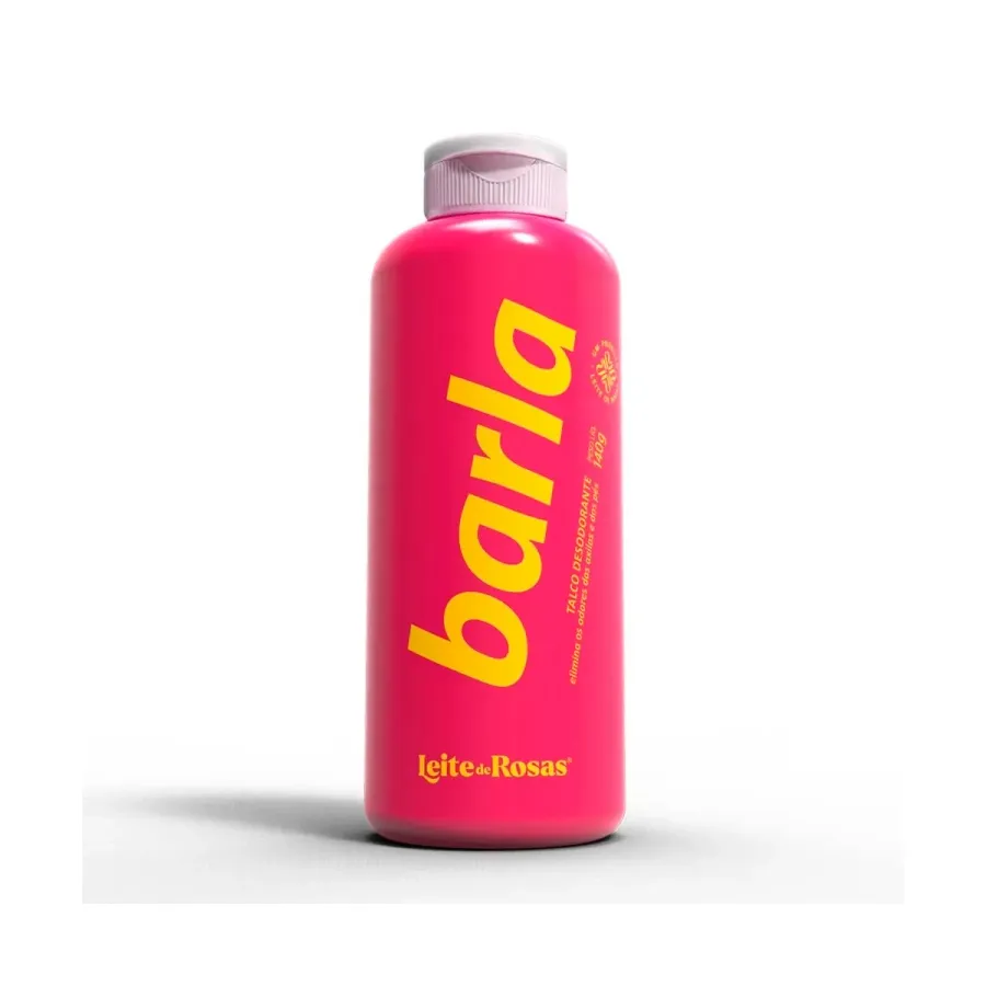 TALCO BARLA 140G LEITE ROSAS