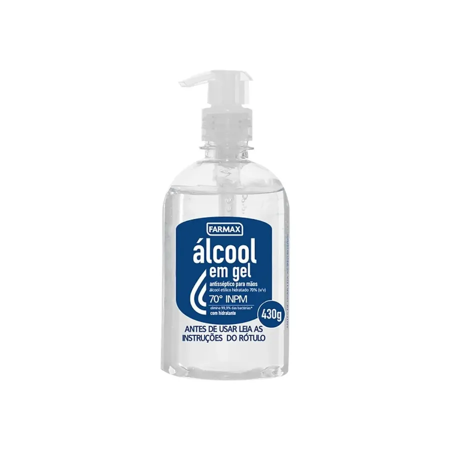 Alcool Gel 70% Farmax 430ml