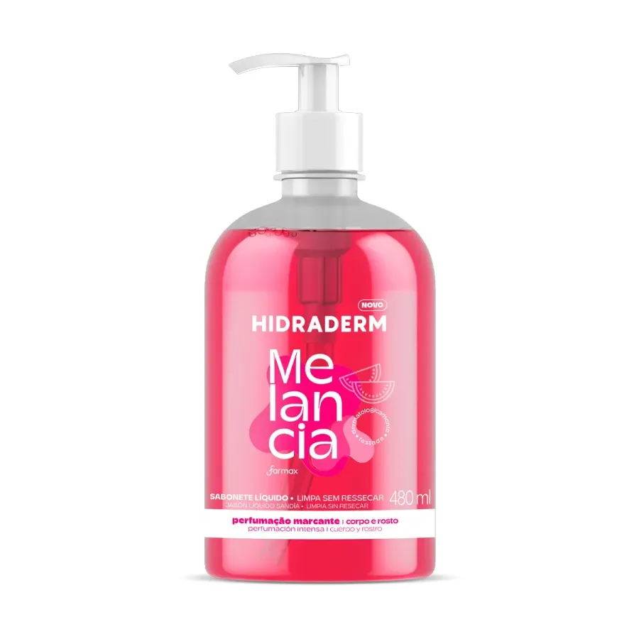 SABONETE LIQUIDO HIDRADERM MELANCIA 480ML