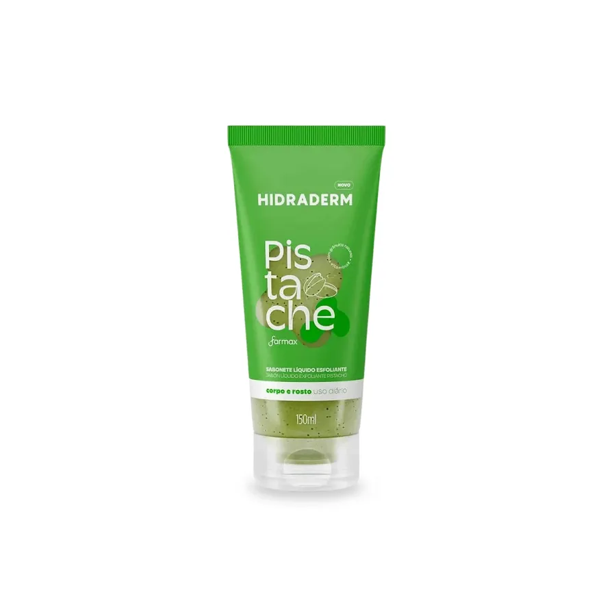 Sabonete Líquido Esfoliante Hidraderm Pistache 150ml