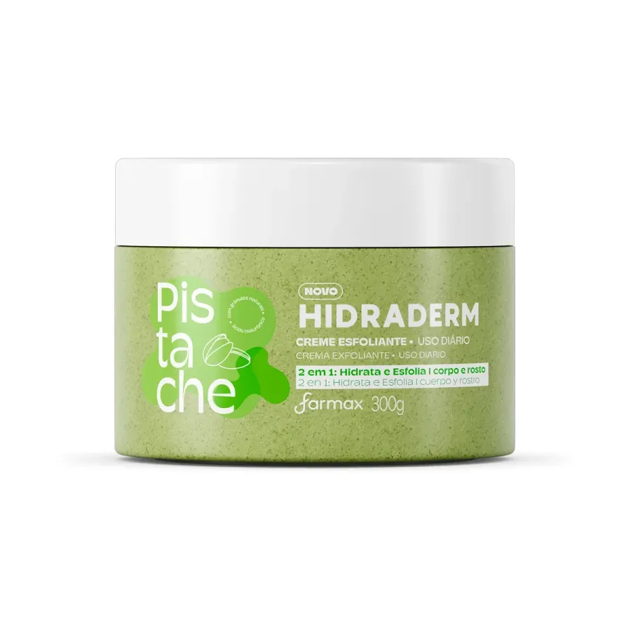 Hidraderm Creme Esfoliante Pistache 300g