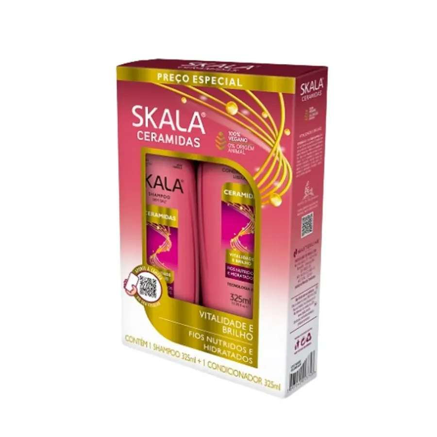 Shampoo + Condicionador Skala 325ml Ceramidas Plus
