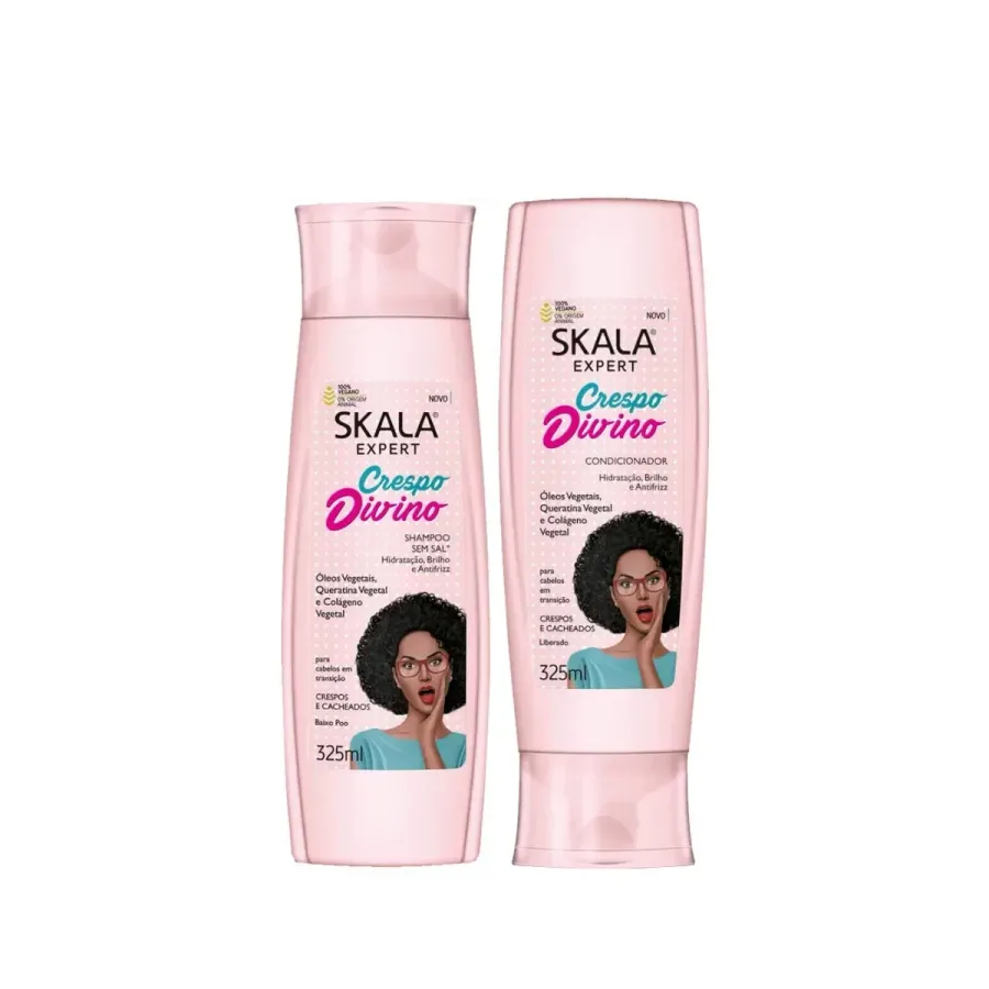 Shampoo + Condicionador Skala 325ml Crespo Divino