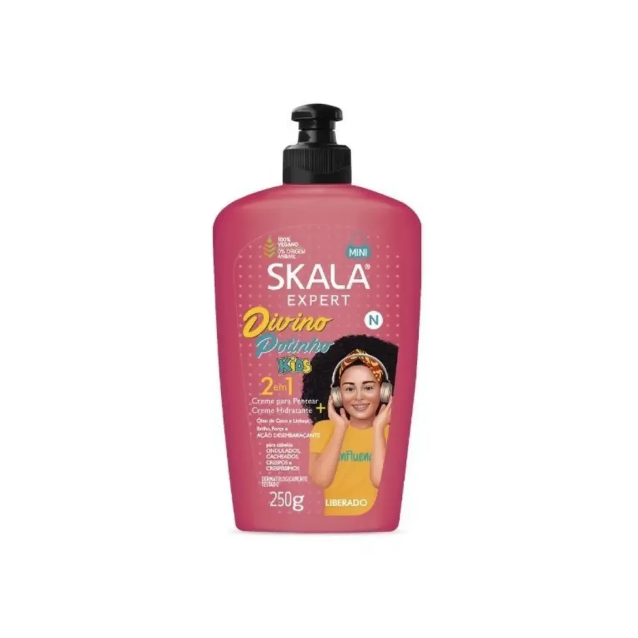 Creme de Pentear Skala Expert Divino Potinho 2 em 1 - 250g