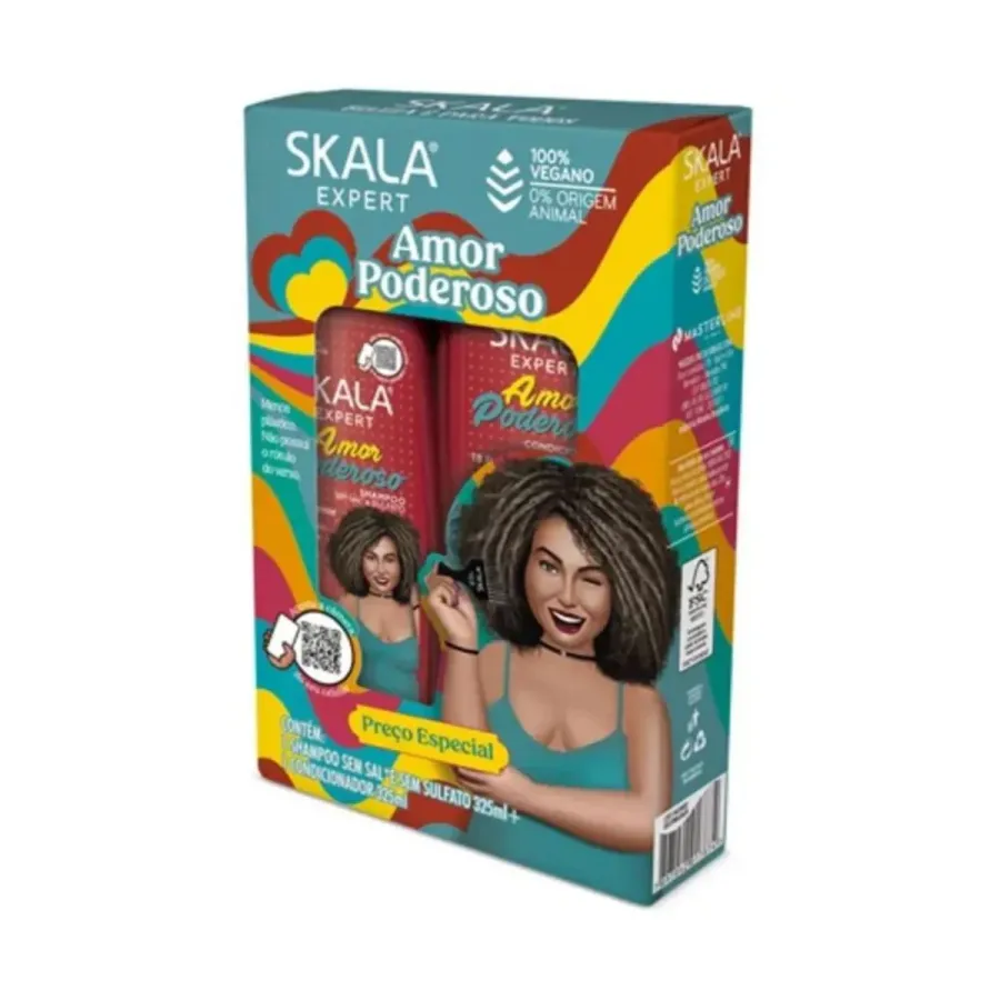 KIT SKALA SH+COND 325ML AMOR PODEROSO