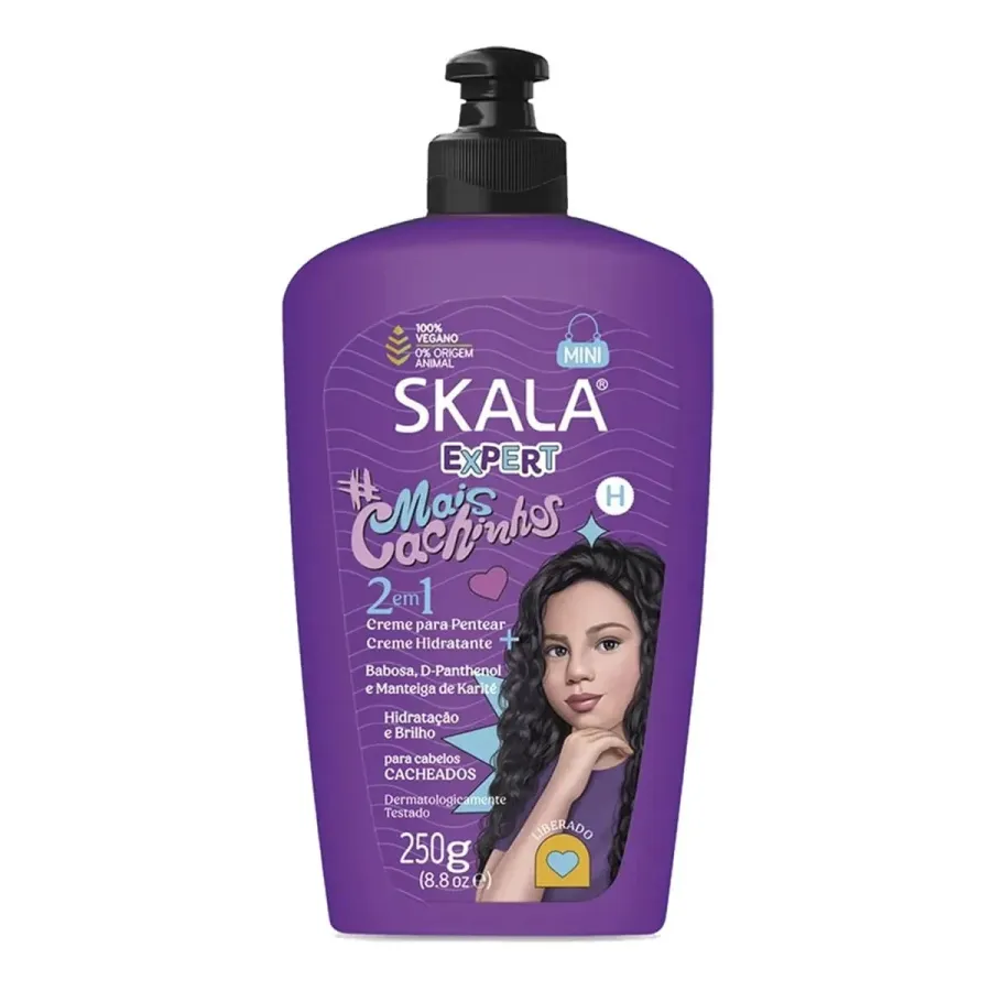 CR DE PENTEAR SKALA KIDS 250G MAIS CACHINHOS 2 EM 1