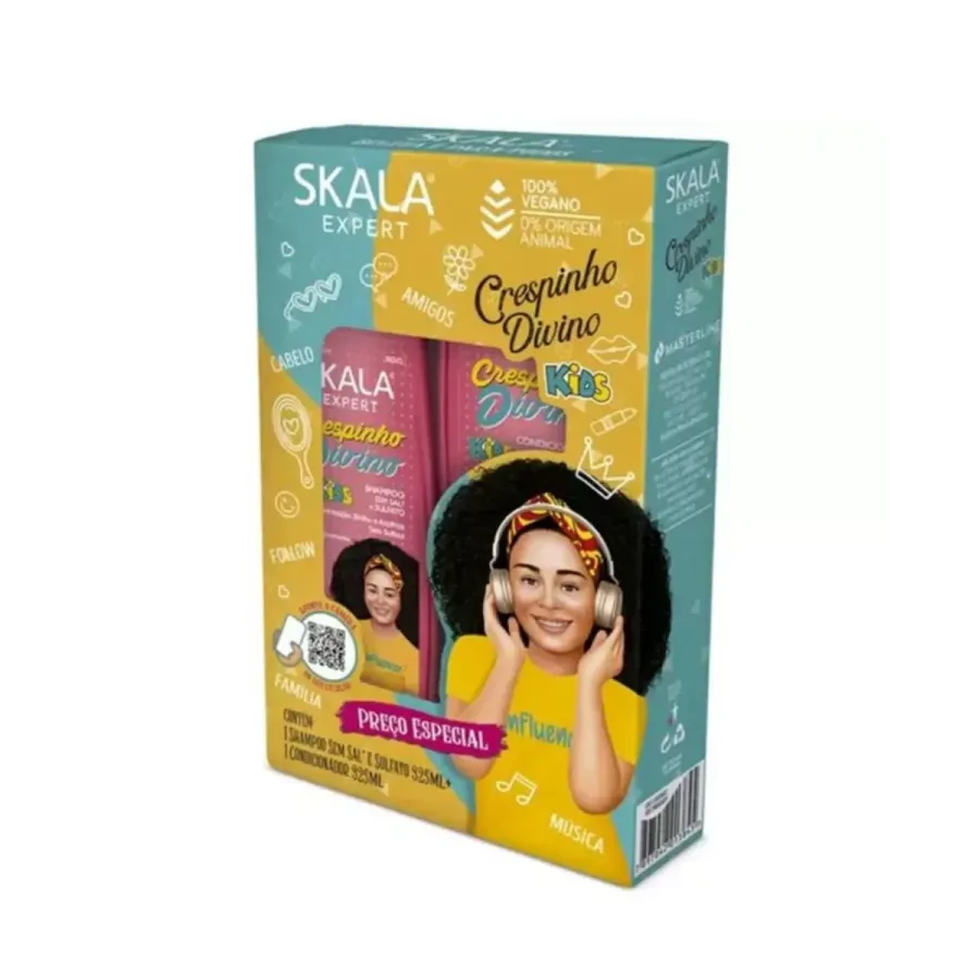 Shampoo + Condicionador Skala 325ml Mais Crespinhos