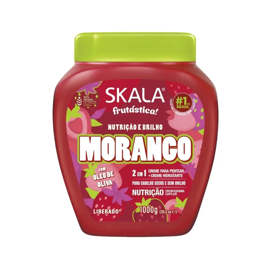 Creme de Tratamento Skala Frutástica Nutrição e Brilho Morango 1kg