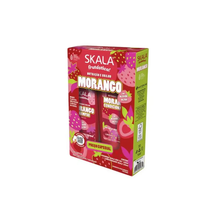 Shampoo + Condicionador Skala 325ml Morango