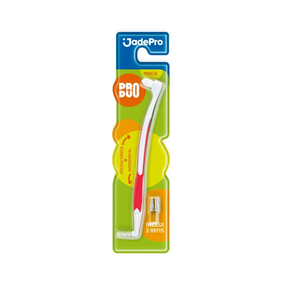 Kit Escova Dental Cônica + Interdental Produo 420 Jadepro