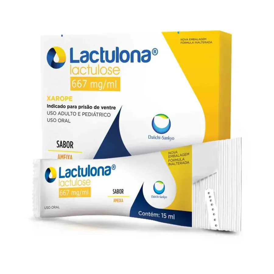 Lactulona Ameixa 15ml Daiichi Sankyo 10 Sachês