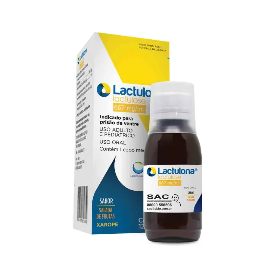 Lactulona Sabor Salada de Frutas Xarope 120ml