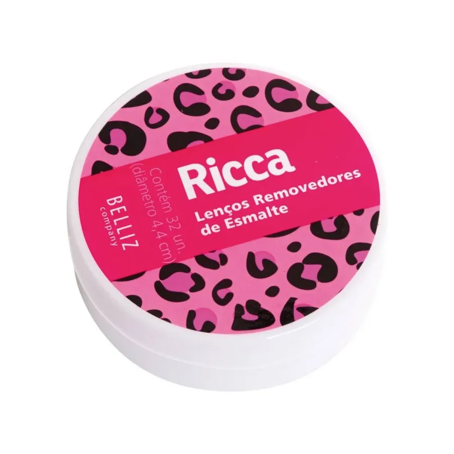Ricca Lencos Removedores de Esmalte 32 Unidades