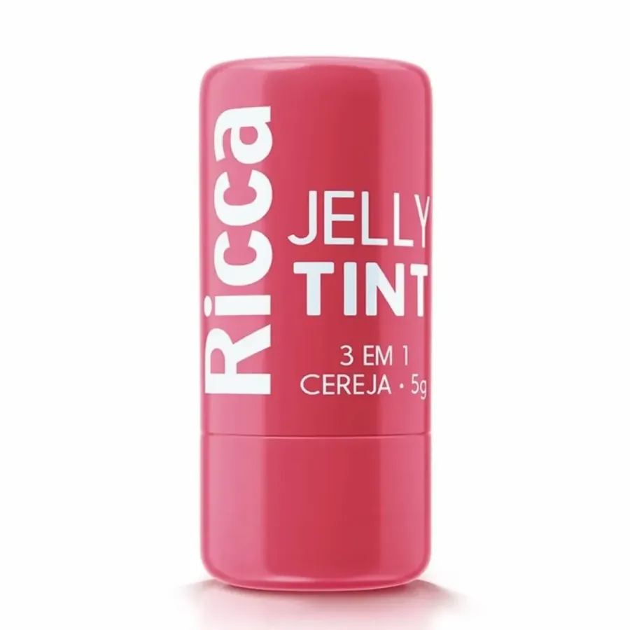 Bastão Ricca Jelly Tintura 3 em 1 Cereja 5g