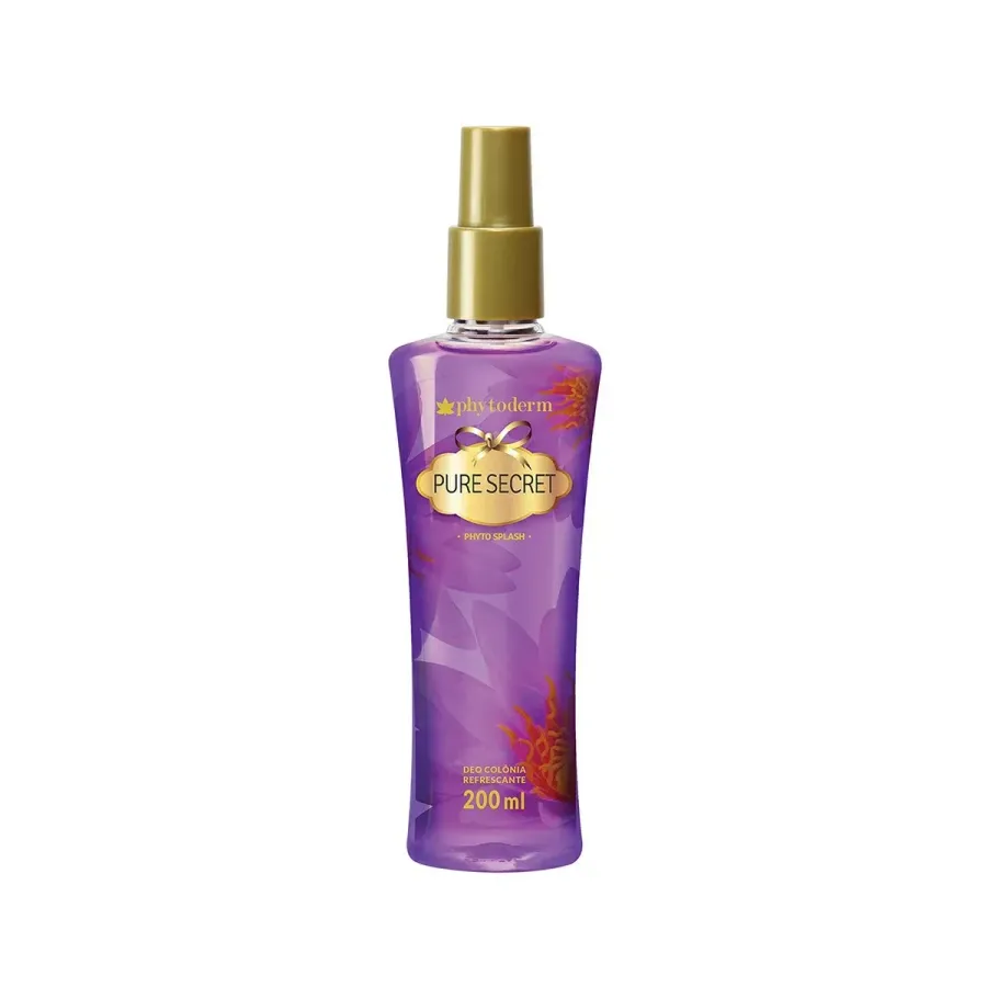 Desodorante Colônia Phytoderm Pure Secret Splash 200ml