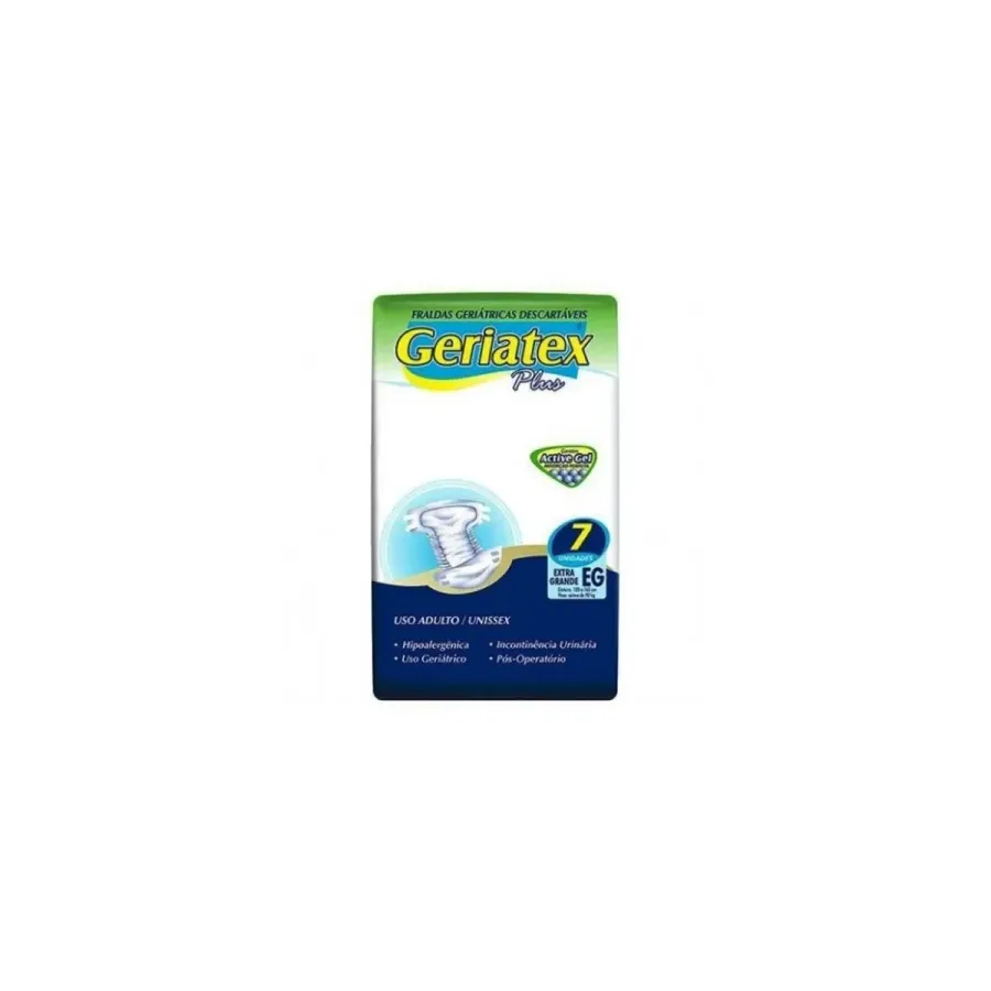 Fralda Geriatex Plus Eg 7 Unidades