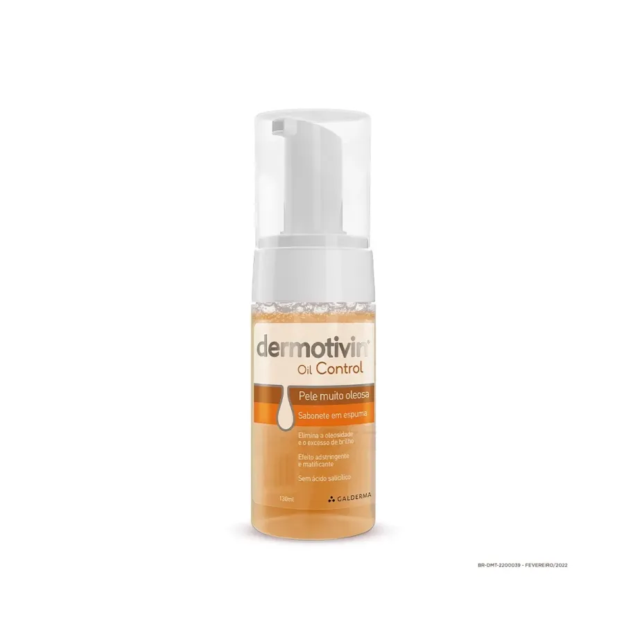 Espuma de Limpeza Dermotivin Oil Control 130ml
