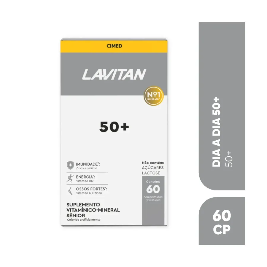 Multivitamínico Lavitan 50+ - 60 Comprimidos