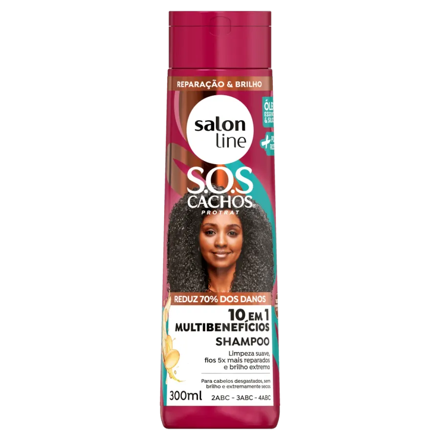 SH SALON LINE 300ML CACHOS +PODEROSOS
