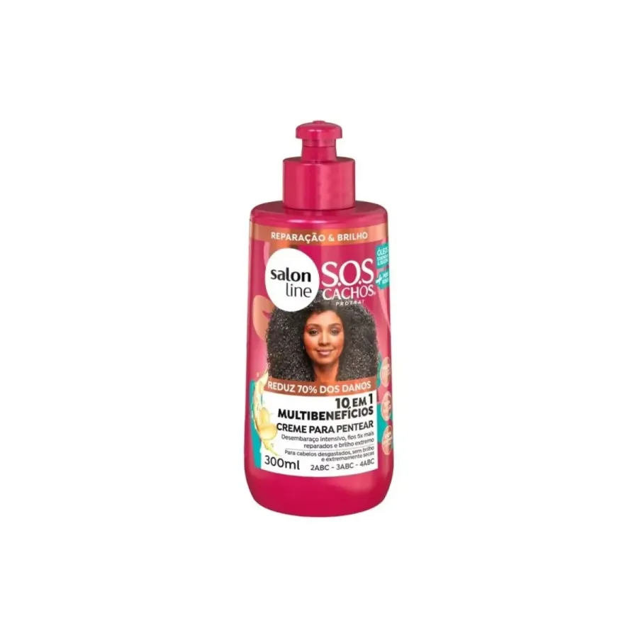 Creme Salon Line Sos Cachos Multibenefícios 300ml