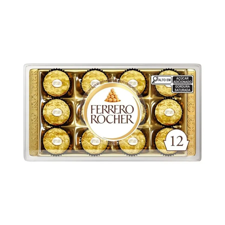 Bombom Ferrero Rocher 12 Unidades