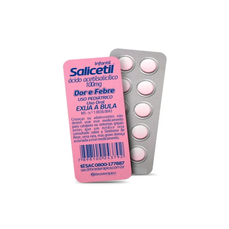Salicetil 100mg 10 Comprimidos