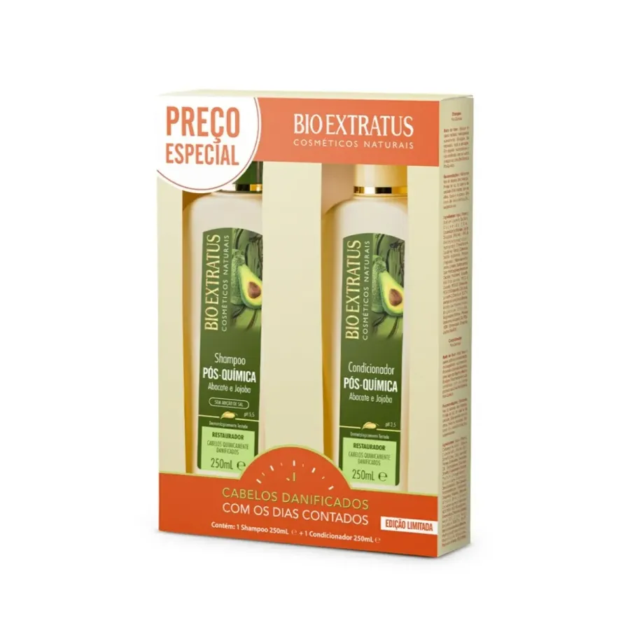 KIT BIO EXTRATUS SH + COND 250ML POS QUIMICA