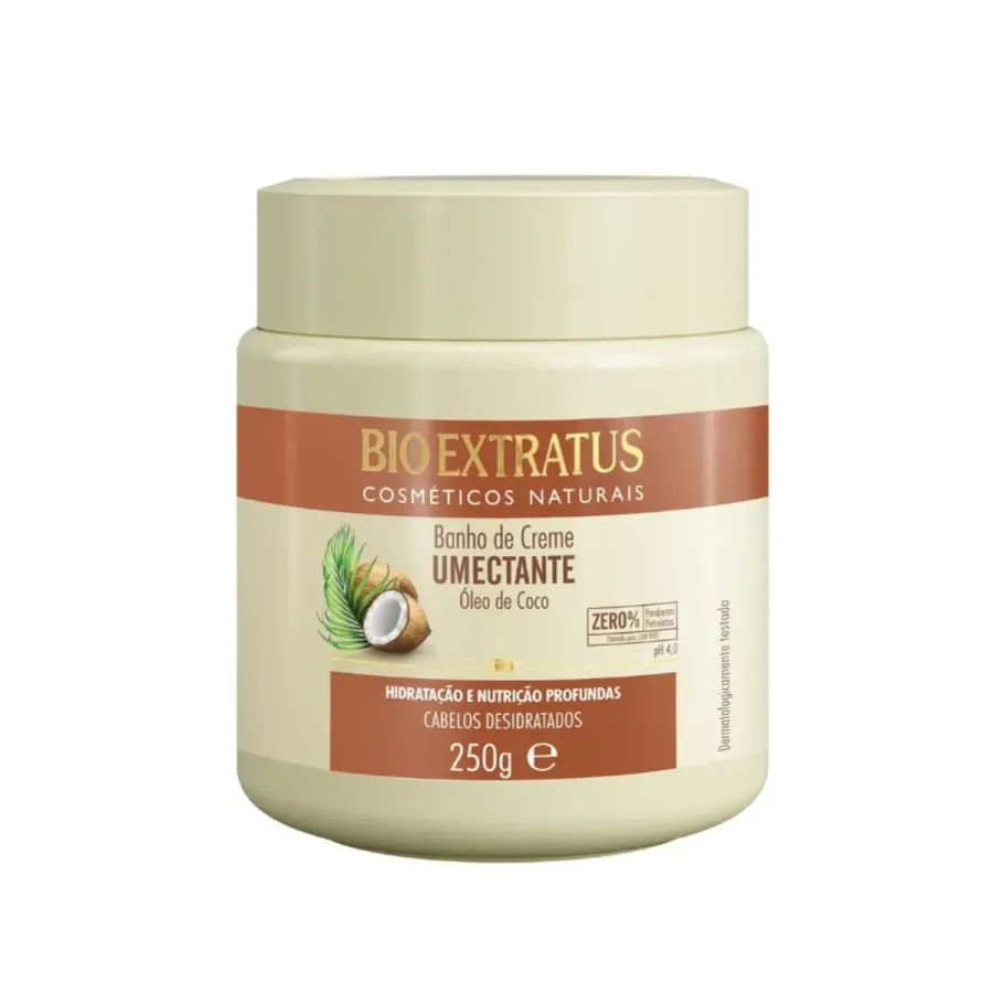 Creme de Tratamento Umectante Bio Extratus Óleo de Coco 250g