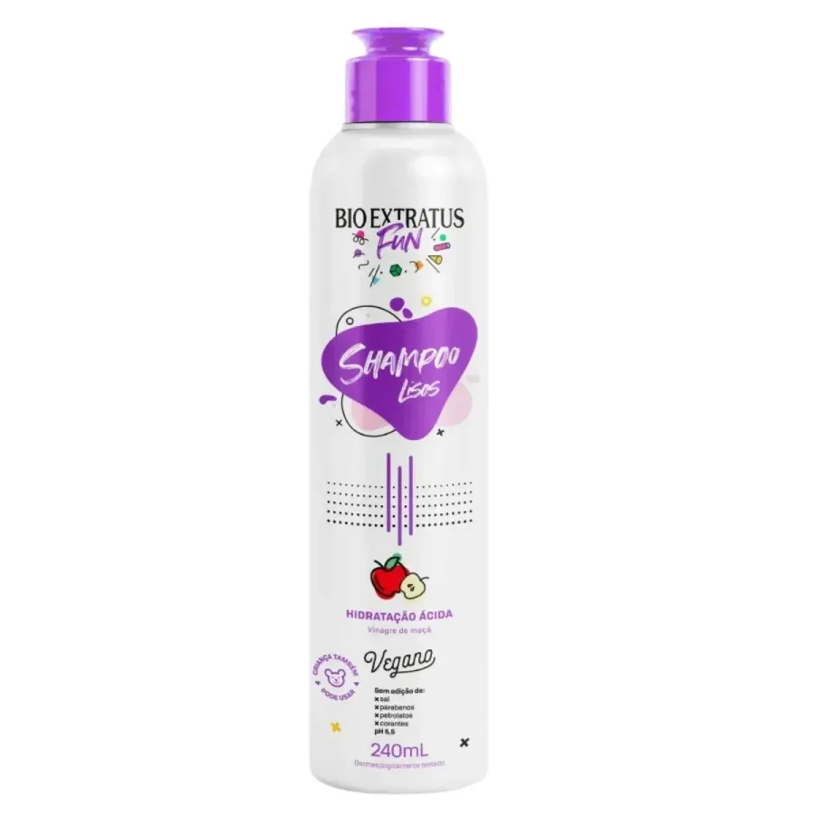 SH BIO EXTRATUS 240ML FUN LISOS VINAGRE DE MAÇA
