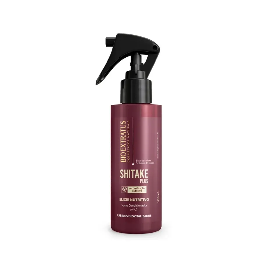 Elixir Nutritivo Spray Condicionador Bio Extratus Shitake Plus 100ml