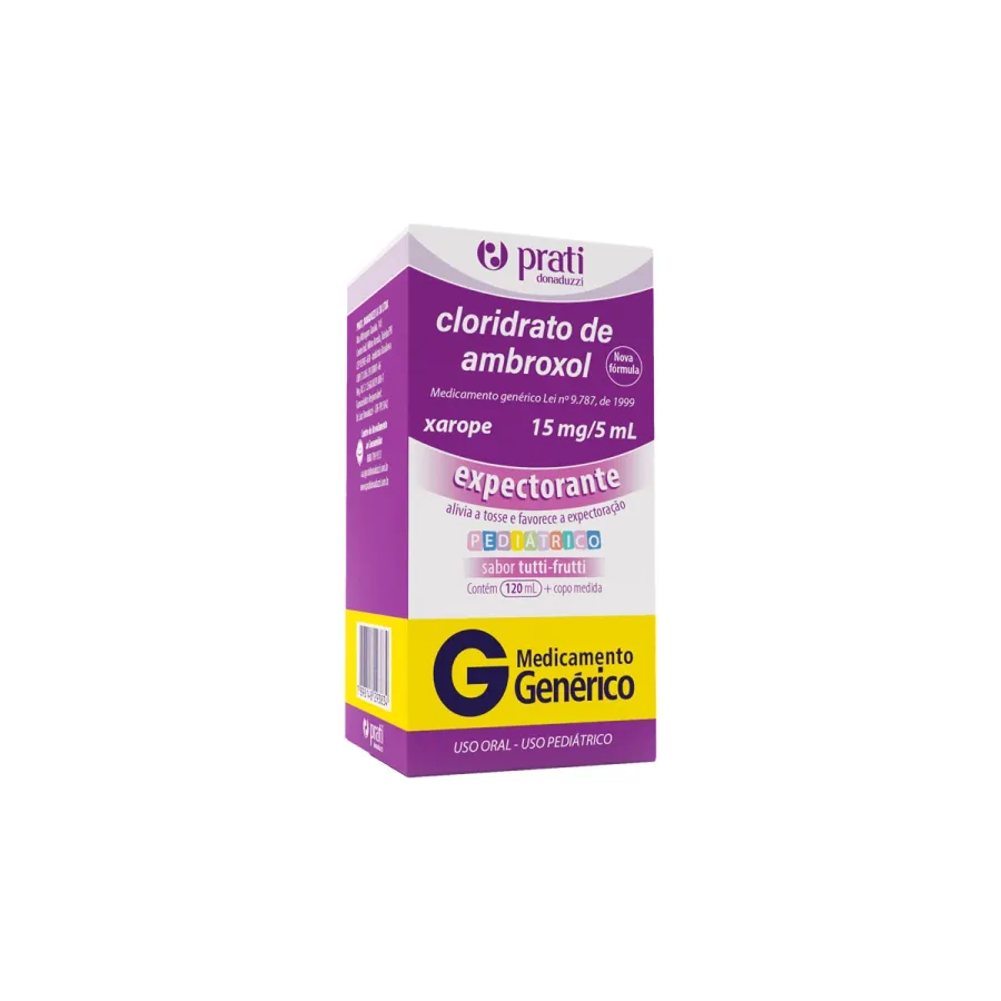 CLORIDRATO DE AMBROXOL 15MG/5ML XAROPE INFANTIL 120ML