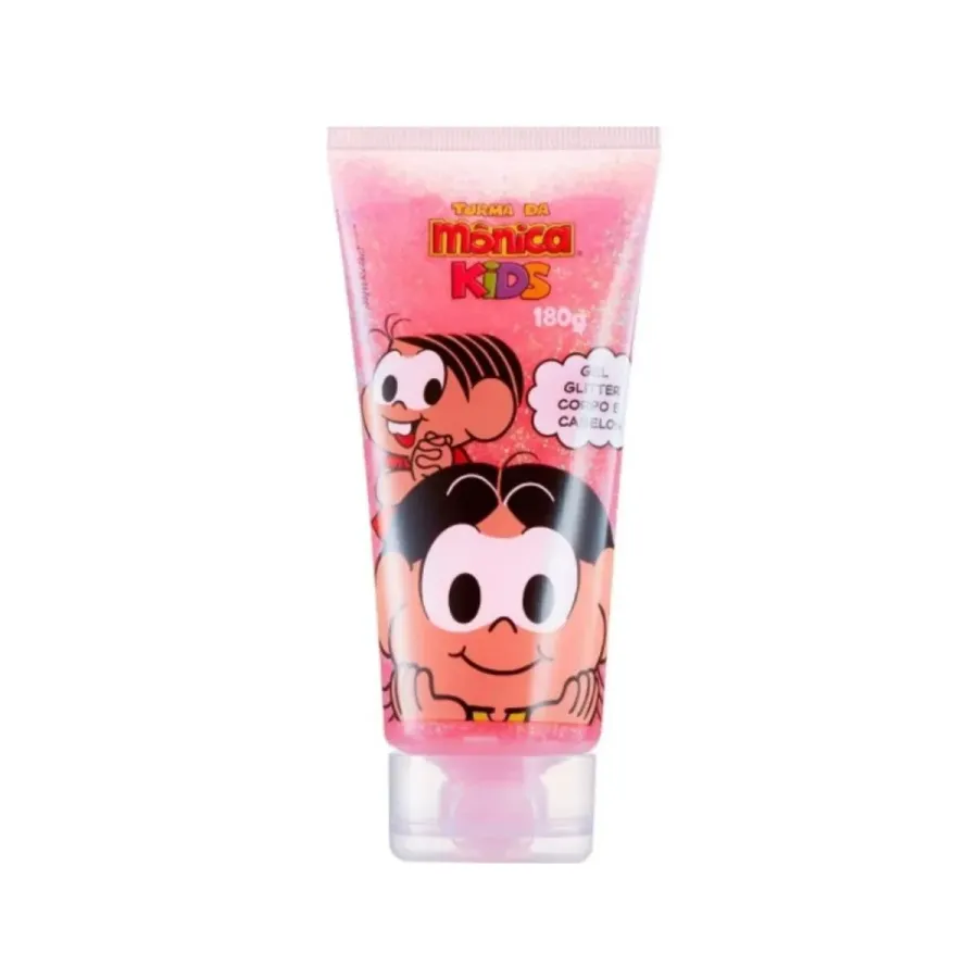 Gel Glitter Cia da Natureza Turma da Mônica Kids Brilho 180g