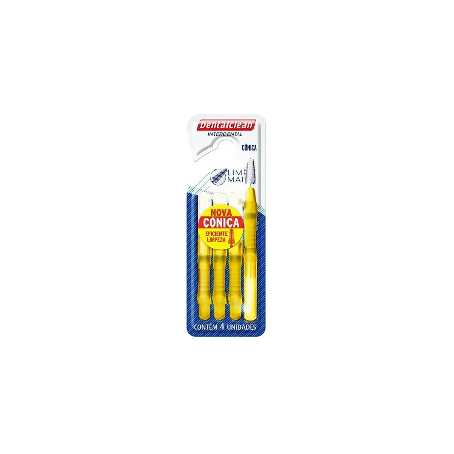 Escova Dental Clean Interconica Amar 4 Unidades