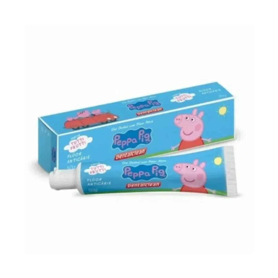 Pasta de Dente Gel Infantil Dentalclean Peppa Pig Tutti Frutti 50g