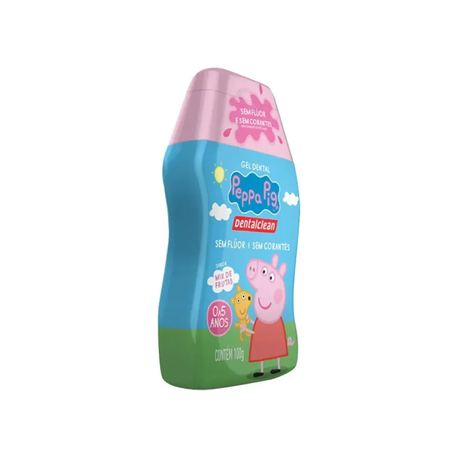 Pasta de Dente Gel Infantil Dentalclean Peppa Pig Mix de Frutas 100g
