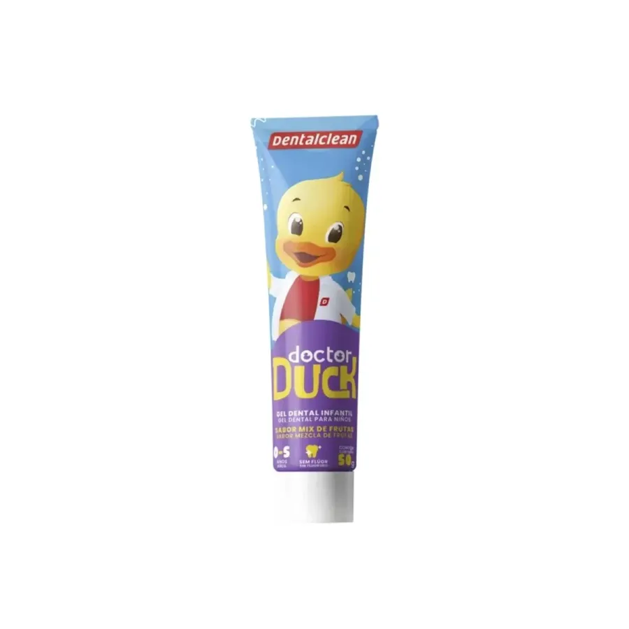 Dentalclean Dr Duck Gel Dental Sem Flúor Infantil 50g