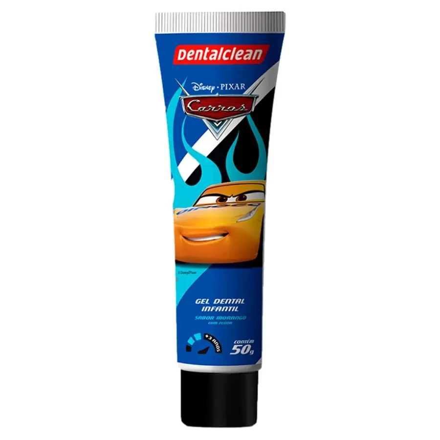 GEL DENTAL INFANTIL CARROS MORANGO 50G