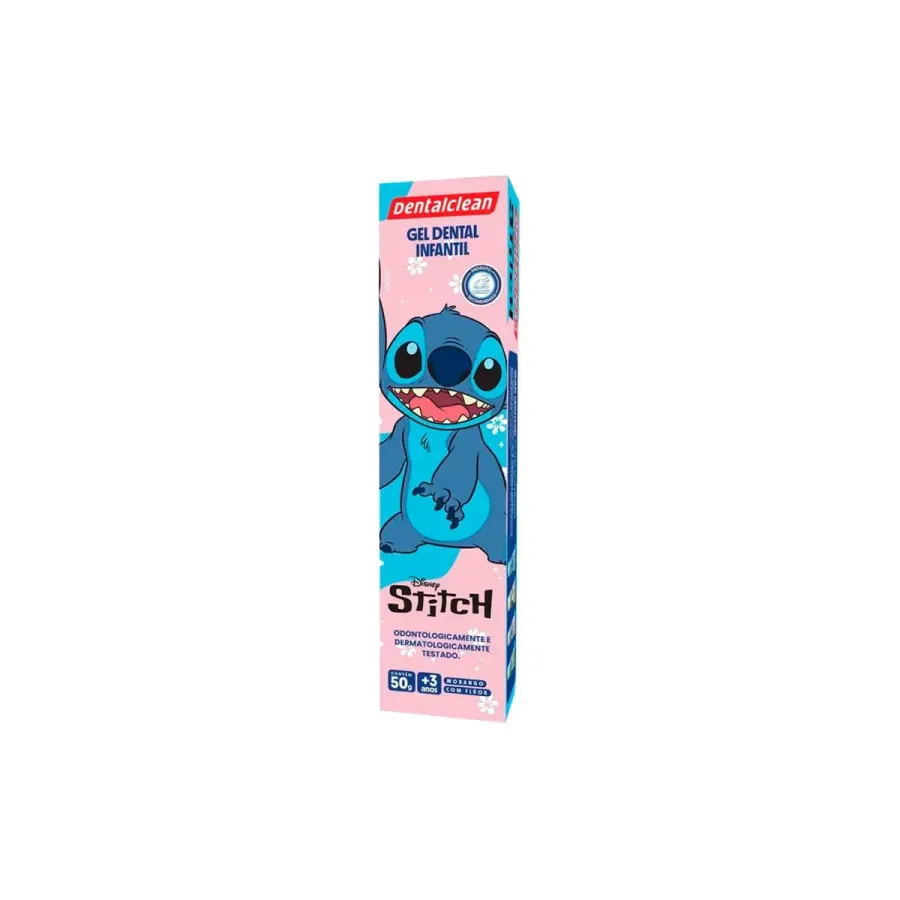 Gel Dental com Flúor Morango Stitch 50g