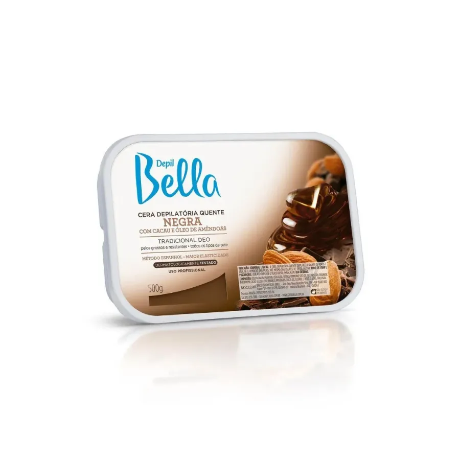 Cera Depilatória Depil Bella Negra 500g