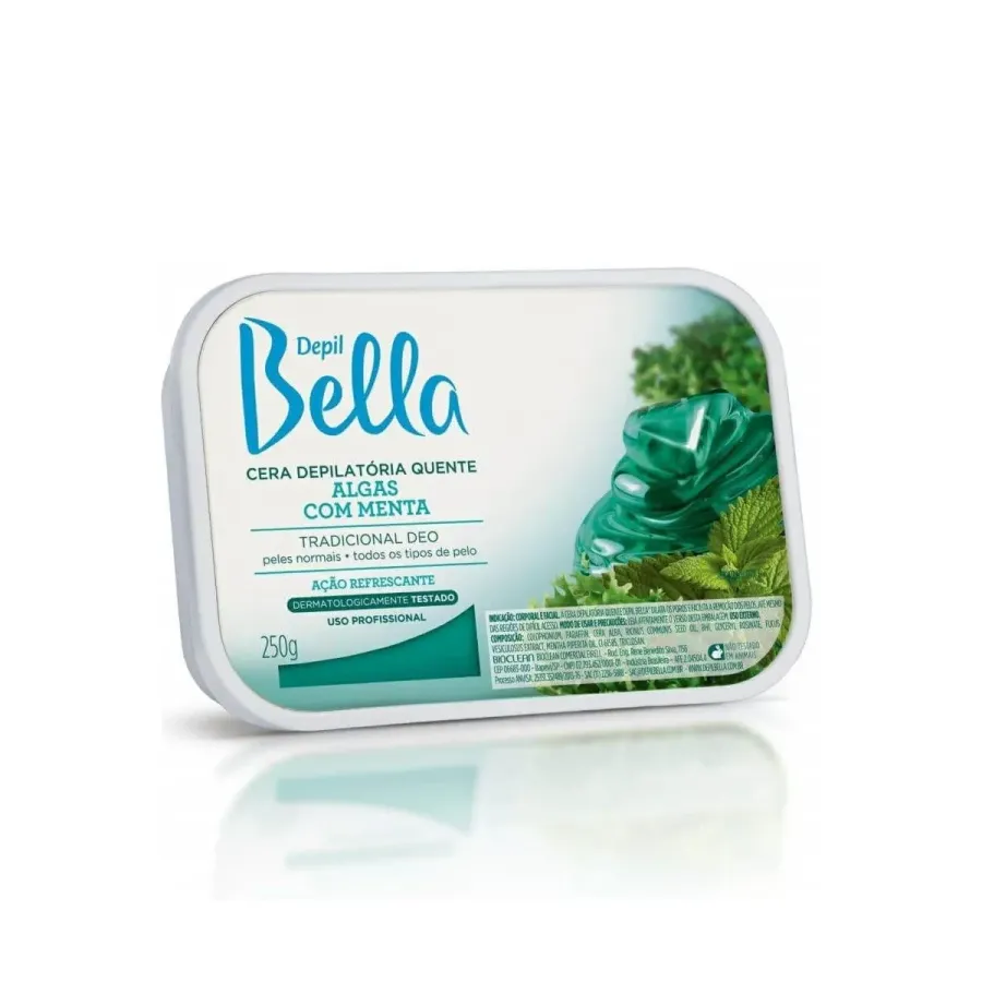 Depil Bella Cera Quente Algas com Menta 250g