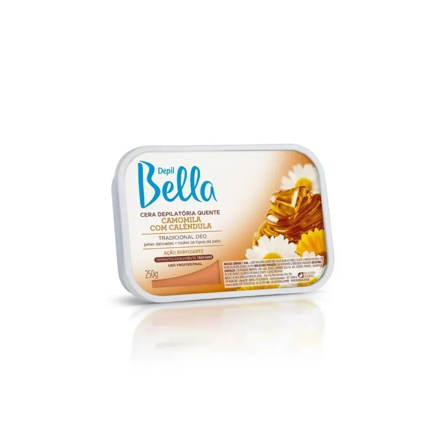 Cera Depilatória Depil Bella Camomila com Calêndula 250g